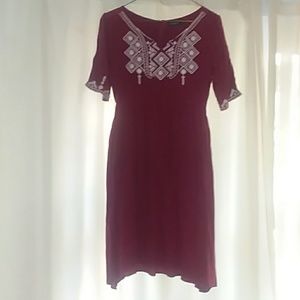 Maroon Mikarose Dress